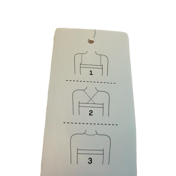 CHANTELLE IVORY MULTI-POSITION BRA SIZE 34F PRETTY LACE ON STRAPS NWT - Picture 10 of 12